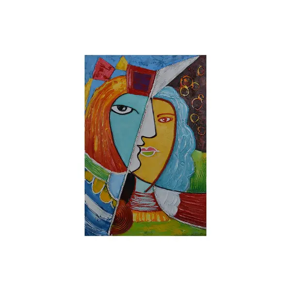 VISAGE POLICHINELLE 120*80