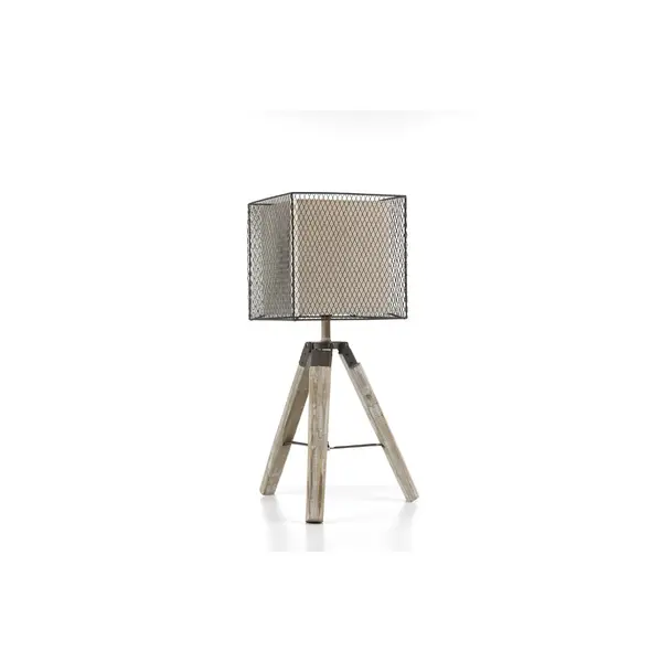 LAMPE BOIS BLANCHI