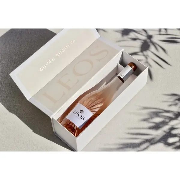 COFFRET-CADEAU LEOS CUVÉE AUGUSTA ROSÉ – VIN CÔTES DE PROVENCE (BIO)