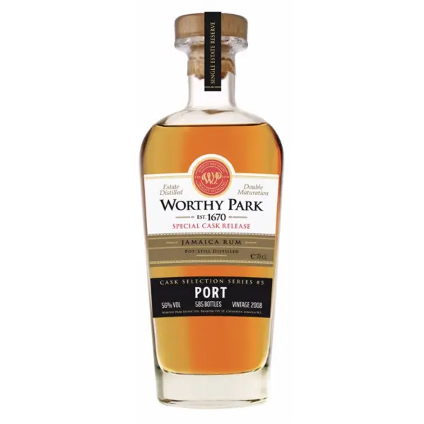 WORTHY PARK - Rhum très vieux - Port Cask Finish - 56%
