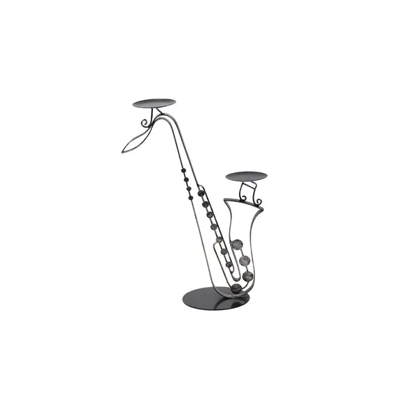 BOUGEOIR 2 PLATEAUX SAXOPHONE – HISTOIRE DE FER