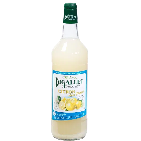 Citron Pulpe (sans sucre ajoute) – Bigallet
