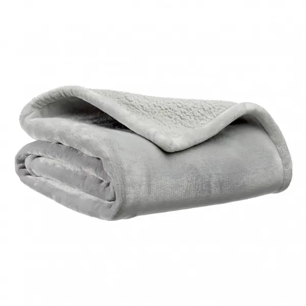 Plaid Maxi Michka Gris Perle VIVARAISE