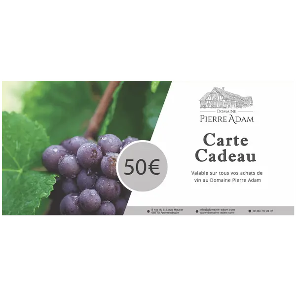 50-euro gift card