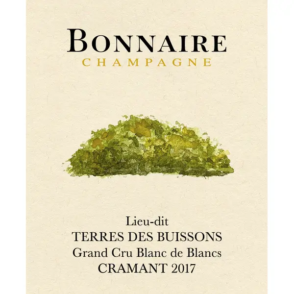 ‘LES TERRES DES BUISSONS’ 2017 Grand Cru Blanc de Blancs
