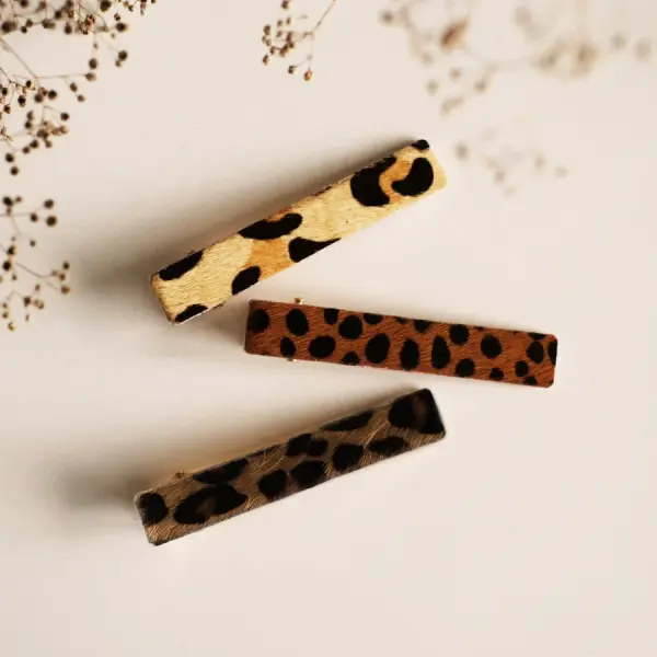 Barrette léopard – GENTIL COQUELICOT