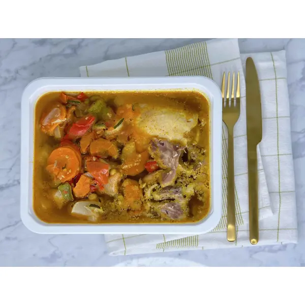 Couscous met kip en schaap